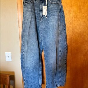 Good American Blue Relaxed Fit Jeans